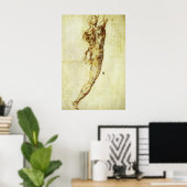 Studie voor de Slag bij Cascina van Michelangelo Poster (Thuiskantoor)