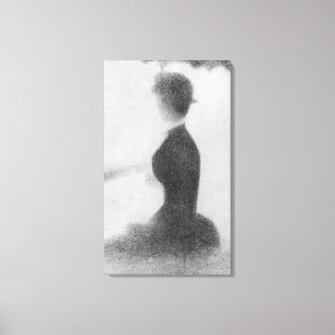 Studie voor de zondagmiddag canvas afdruk