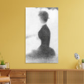 Studie voor de zondagmiddag canvas afdruk (Insitu (Woonkamer))