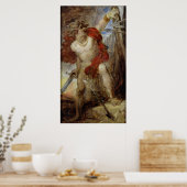 Studie voor Gaulish Courage, c.1830-32 Poster (Keuken)