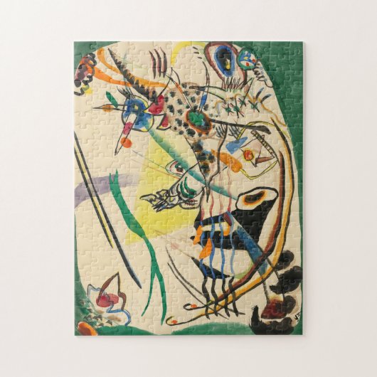 Studie voor Green Border | Kandinsky Legpuzzel (Verticaal)