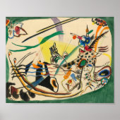 Studie voor Green Border | Kandinsky Poster (Voorkant)