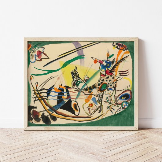 Studie voor Green Border | Kandinsky Poster