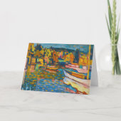 Studie voor Herfstlandschap met boten | Kandinsky Kaart (Voorkant)