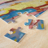 Studie voor Herfstlandschap met boten | Kandinsky Legpuzzel (Zijkant)