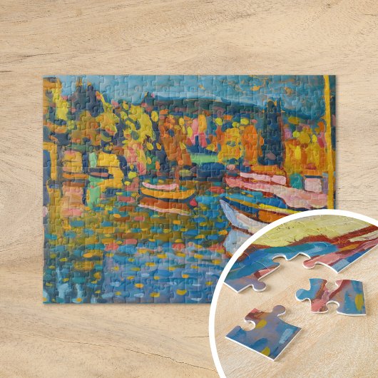 Studie voor Herfstlandschap met boten | Kandinsky Legpuzzel
