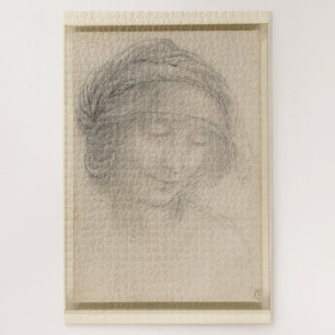 Studie voor het hoofd van Sint Anna:Leonardo da Vi Legpuzzel