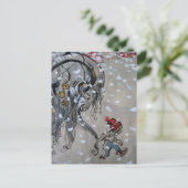 Studie voor Julbacken (Yule Goat) 1911 Briefkaart (Staand voorkant)