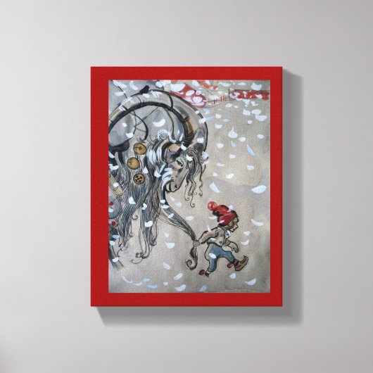 Studie voor Julbacken (Yule Goat) 1911 Canvas Afdruk (Voorkant)