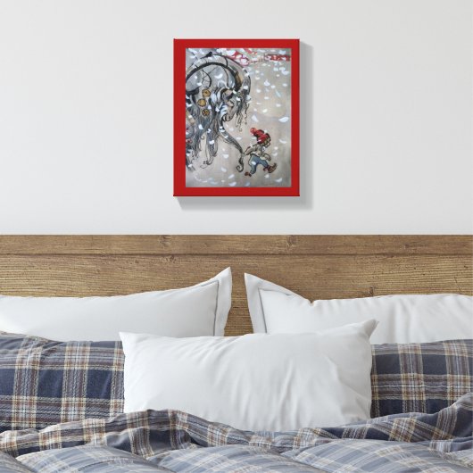 Studie voor Julbacken (Yule Goat) 1911 Canvas Afdruk (Insitu (Slaapkamer))