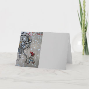 Studie voor Julbocken (yule geit) 1911 Feestdagen Kaart