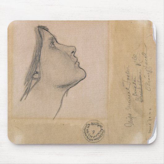 Studie voor "Lamia", c.1904-05 (potlood op papier) Muismat (Voorkant)