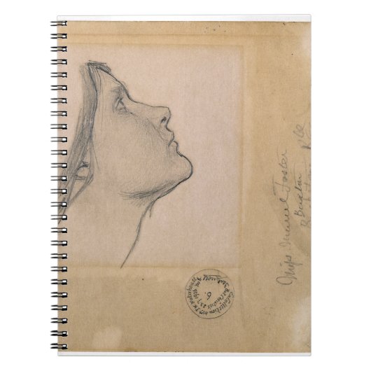 Studie voor "Lamia", c.1904-05 (potlood op papier) Notitieboek (Voorkant)