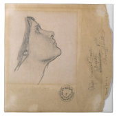 Studie voor "Lamia", c.1904-05 (potlood op papier) Tegeltje (Voorkant)