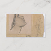 Studie voor "Lamia", c.1904-05 (potlood op papier) Visitekaartje (Achterkant)