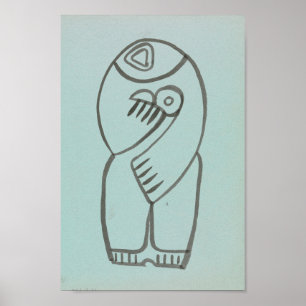 Studie voor moeder en kind Henri Gaudier-Brzeska   Poster