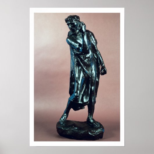 Studie voor Pierre de Wissant van de Burghers van Poster (Voorkant)