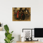 Studie voor zittende musici, Sargent Poster (Thuiskantoor)
