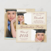  studiegroep voor middelbare school voor meisjes kaart (Voorkant / Achterkant)