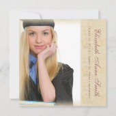  studiegroep voor middelbare school voor meisjes kaart (Achterkant)