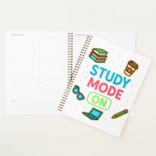 Studiemodus aan planner (Display)