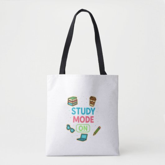 Studiemodus aan tote bag (Voorkant)
