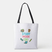 Studiemodus aan tote bag (Achterkant)