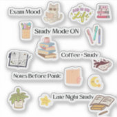 Studiemodus Stickers (Voorkant)