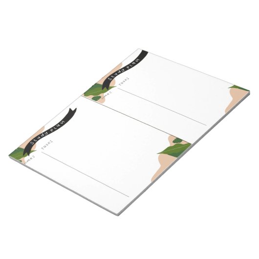 studieplan notitieblok (Schuin)