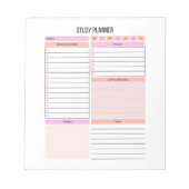 Studieplanner-Notitieblok Notitieblok (Voorkant)