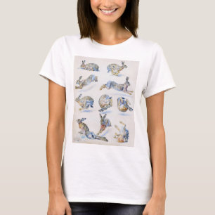 Studies met wilde Hare (konijn), Bruno Liljefors T-shirt