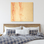 Studies over legers en wapens canvas afdruk (Insitu (Slaapkamer))