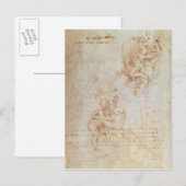 Studies over Madonna en het kind Briefkaart (Voorkant / Achterkant)
