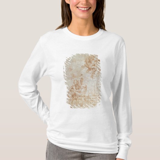 Studies over Madonna en het kind T-shirt (Voorkant)