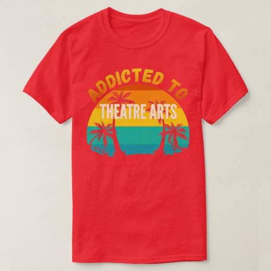 Studies van het college, toegeschreven aan theater t-shirt (Design voorkant)