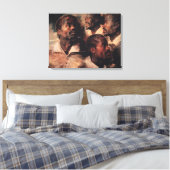 Studies van het hoofd van een neger canvas afdruk (Insitu (Slaapkamer))