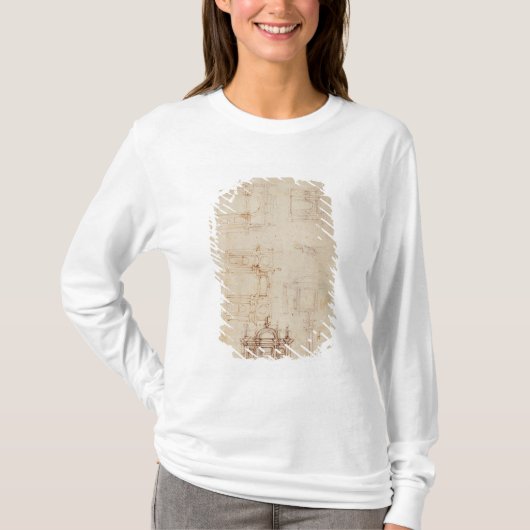 Studies voor de architectonische samenstelling t-shirt (Voorkant)