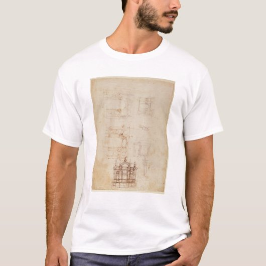 Studies voor de architectonische samenstelling t-shirt (Voorkant)