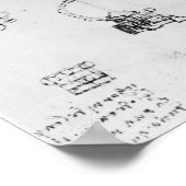 Studies voor een gecentraliseerd plan poster (Hoek)