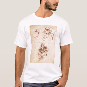 Studies voor een Madonna met een kat, c.1478-80 T-shirt