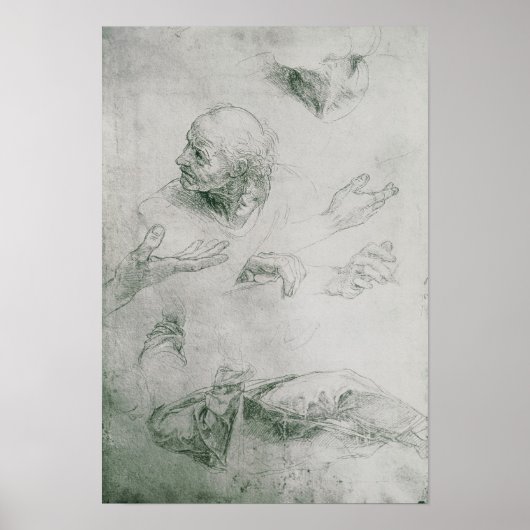 Studies voor het aantal remmen poster (Voorkant)