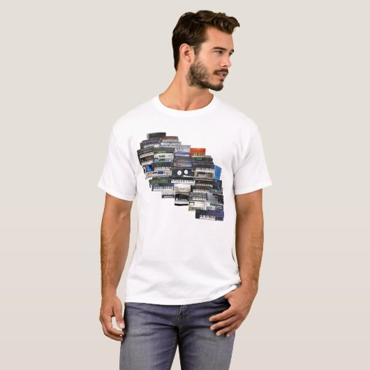 Studio 1 — T-shirt met ingebouwde standaard (Voorkant volledig)