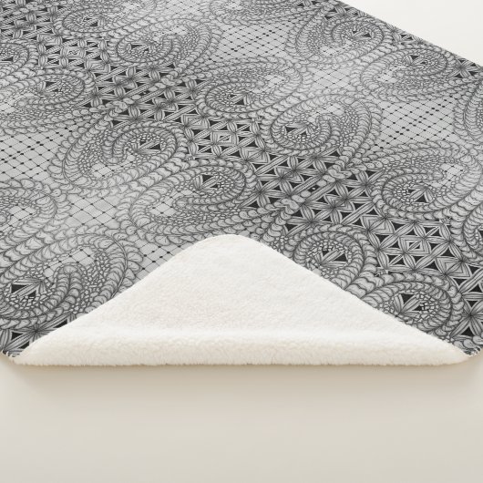 Studio 40: Floral Hamentaschen Sherpa Deken (3/4)