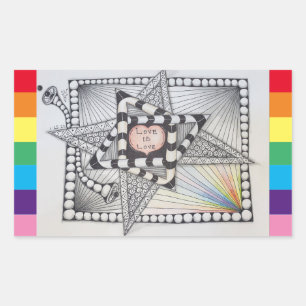 Studio 40: Liefde is liefde Rechthoekige Sticker