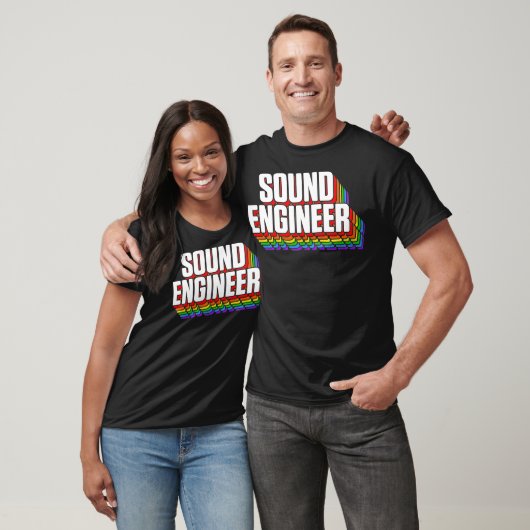 Studio Audio Engineer Leuk Sing Sound Guy Tech T-shirt (Unisex)