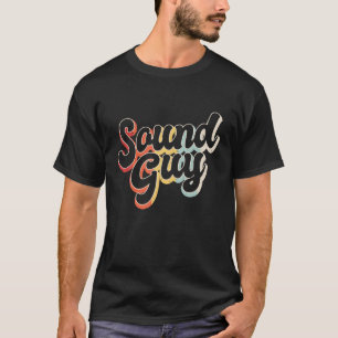 Studio Audio Engineer Retro Sound Guy Tech T-Shirt