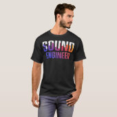 Studio Audio Engineer Tools — Sound Guy Tech T-shirt (Voorkant volledig)
