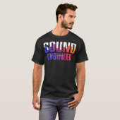 Studio Audio Engineer Tools Sound Guy Tech T-shirt (Voorkant volledig)