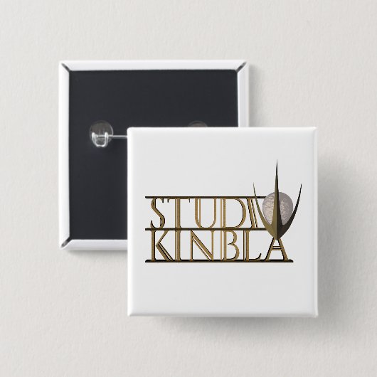 Studio Badge Vierkante Button 5,1 Cm (Voorkant /achterkant)