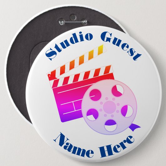 Studio-Button Ronde Button 6,0 Cm (Voorkant /achterkant)